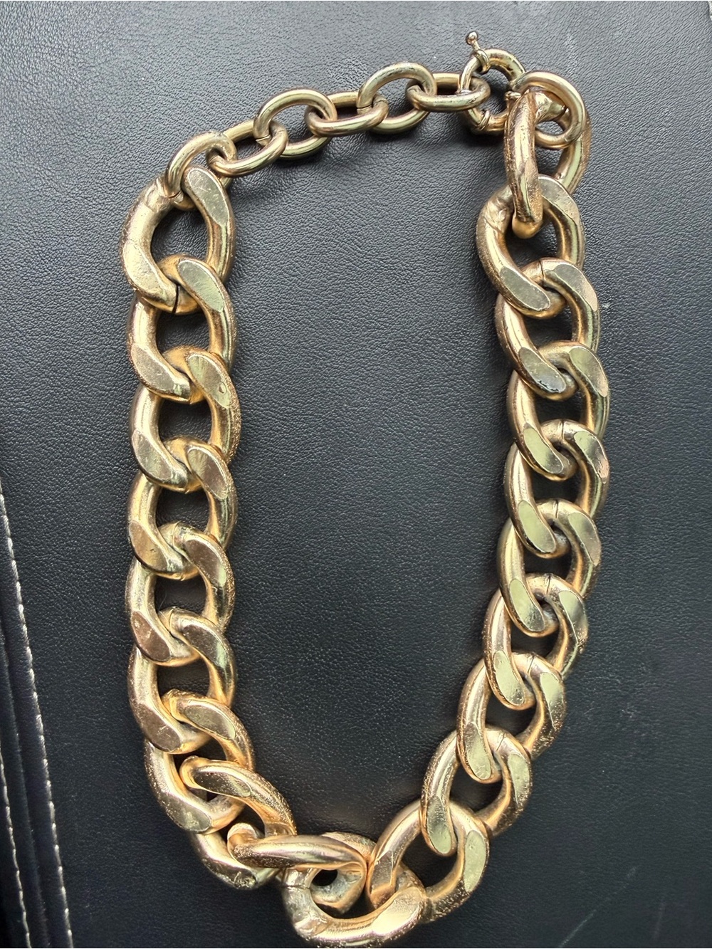 Gold-Tone Chunky Chain Necklace